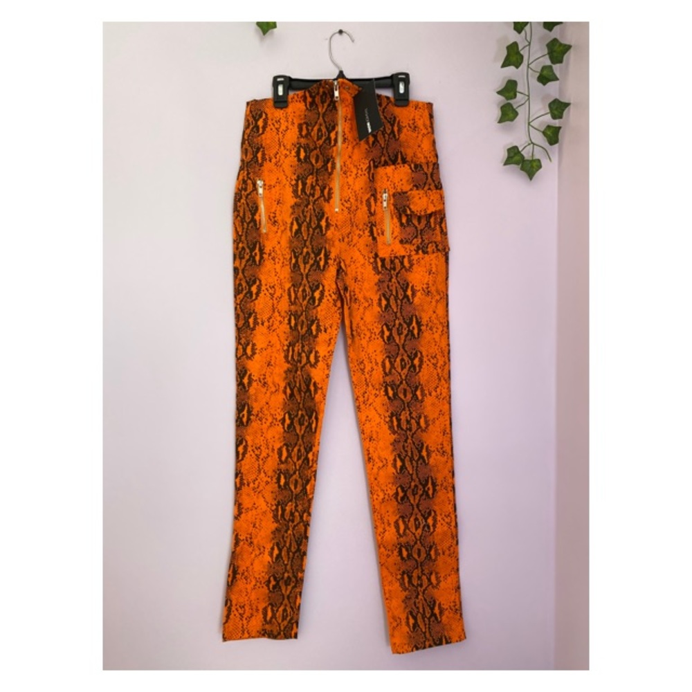 Fashion Nova After Hours Snake Print Pants, NEW